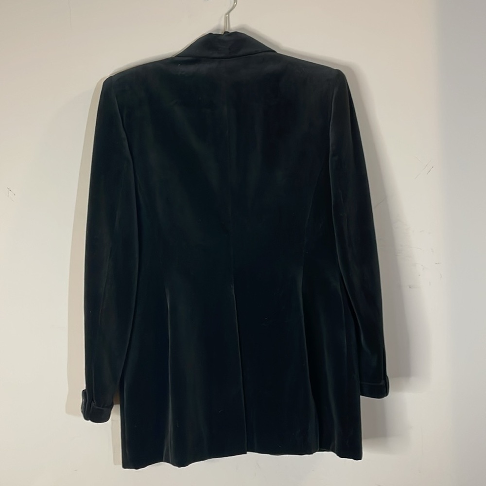 Ralph Lauren LRL Edwardian Tuxedo Black Velvet Blazer - Picture 2 of 13
